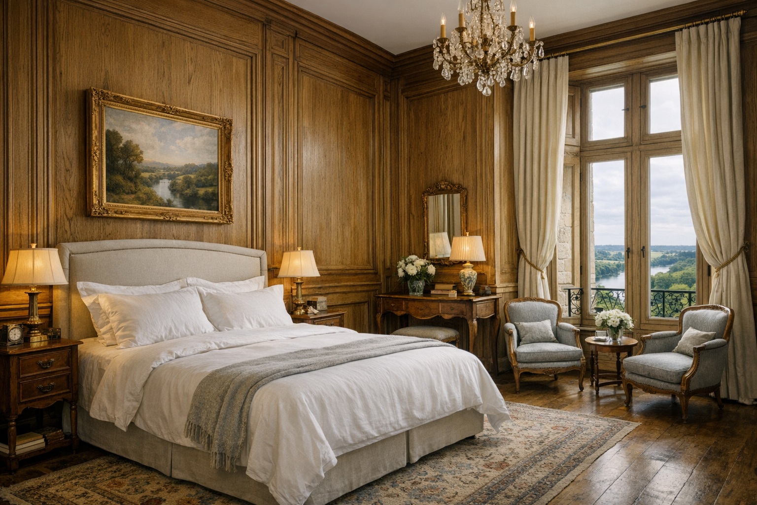 Chambre Supérieure — vue sur les jardins