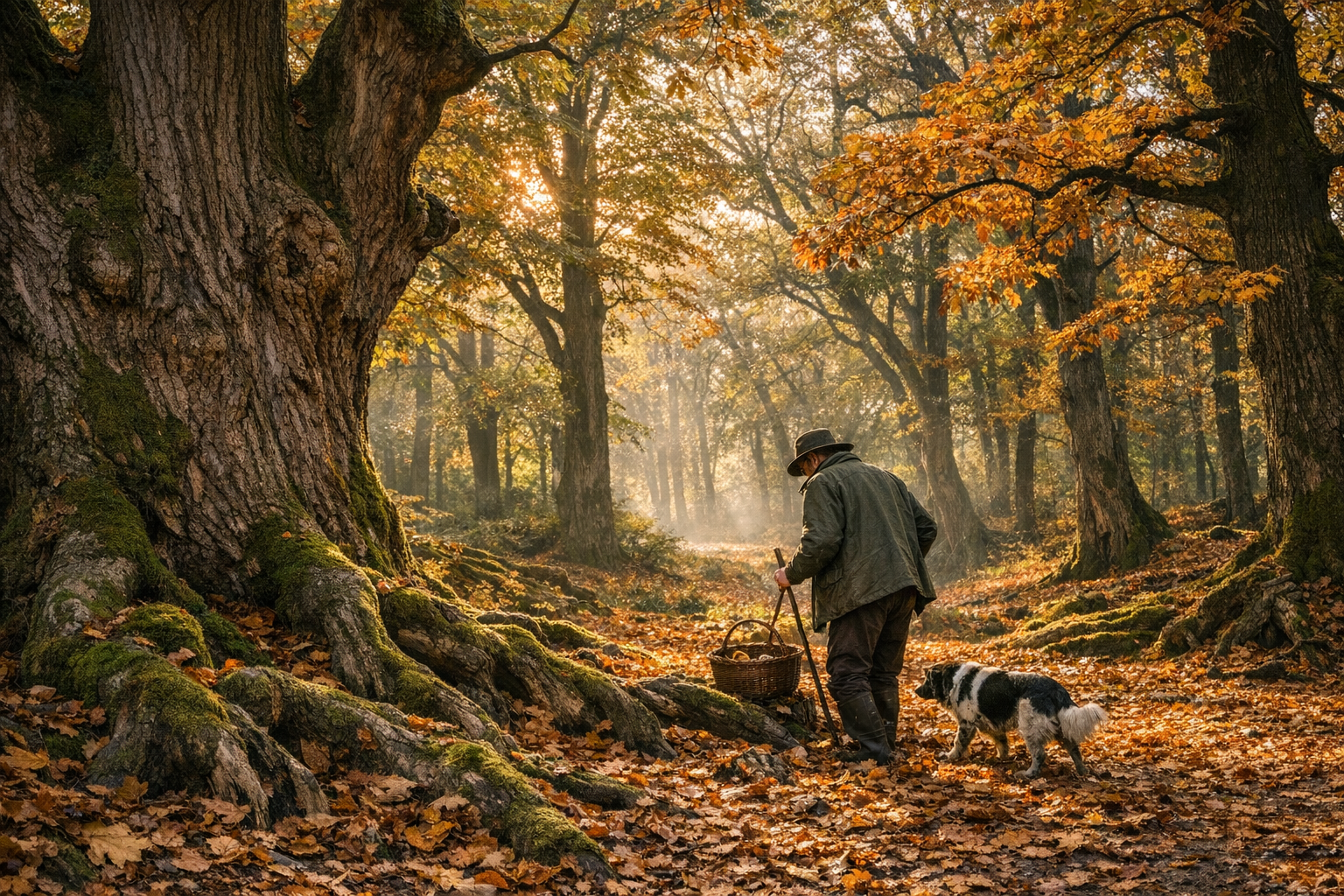 Atelier truffe et cueillette en forêt